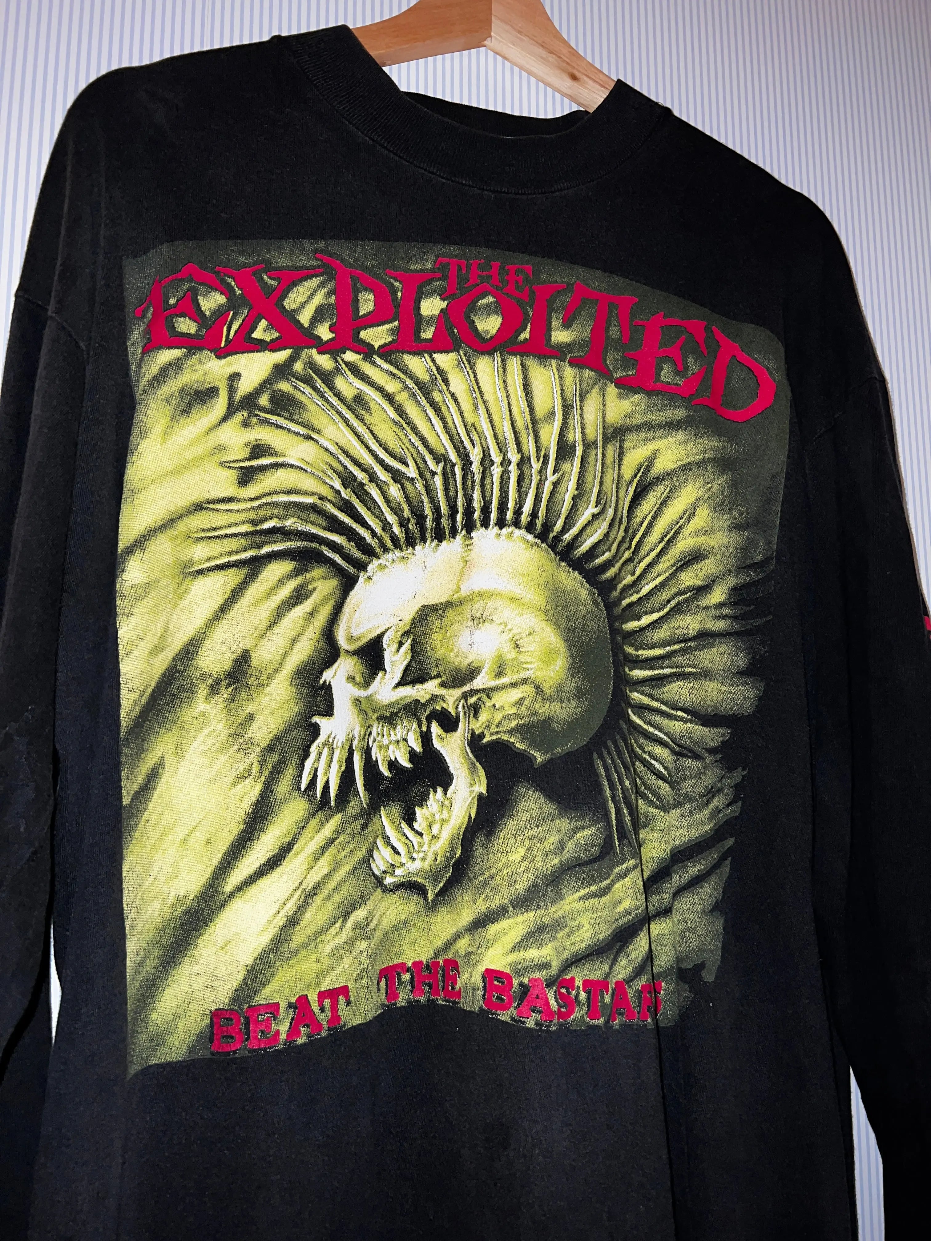 Vintage Rare 90s The Exploited L/S Punk Tee KIF Vintage