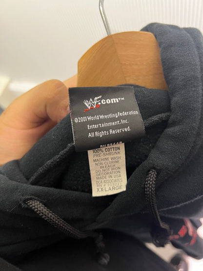Vintage 2001 WWF The Undertaker Deadman Inc Hoodie