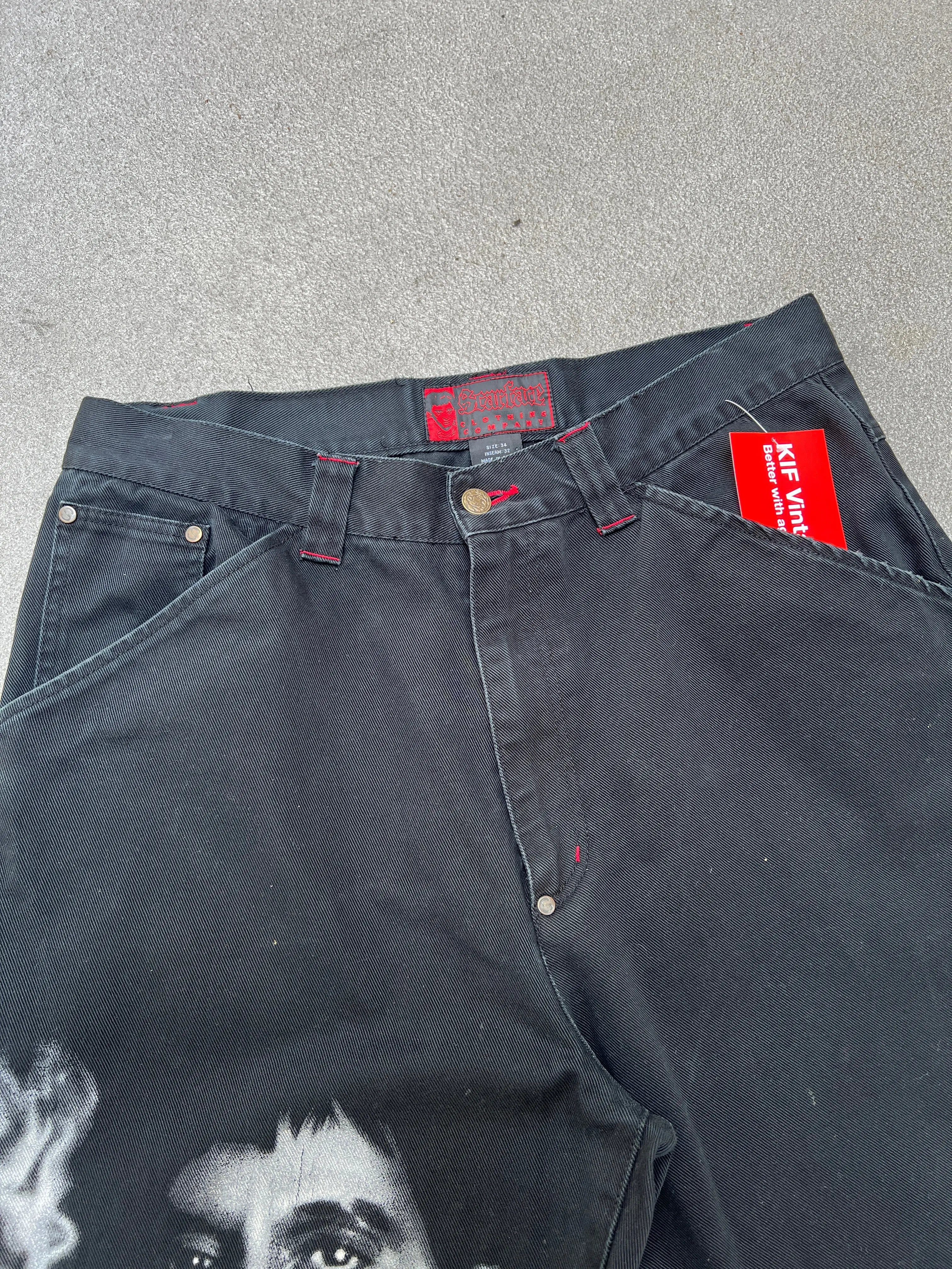 Vintage Scarface Jeans size 34 KIF Vintage