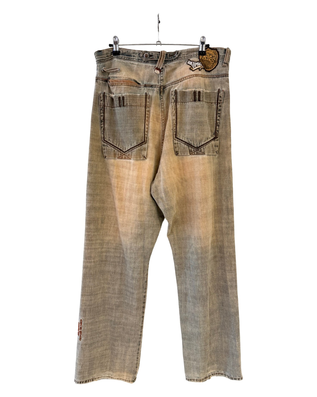 36 x 34 Vintage y2k Akademiks Faded Blue Jeans