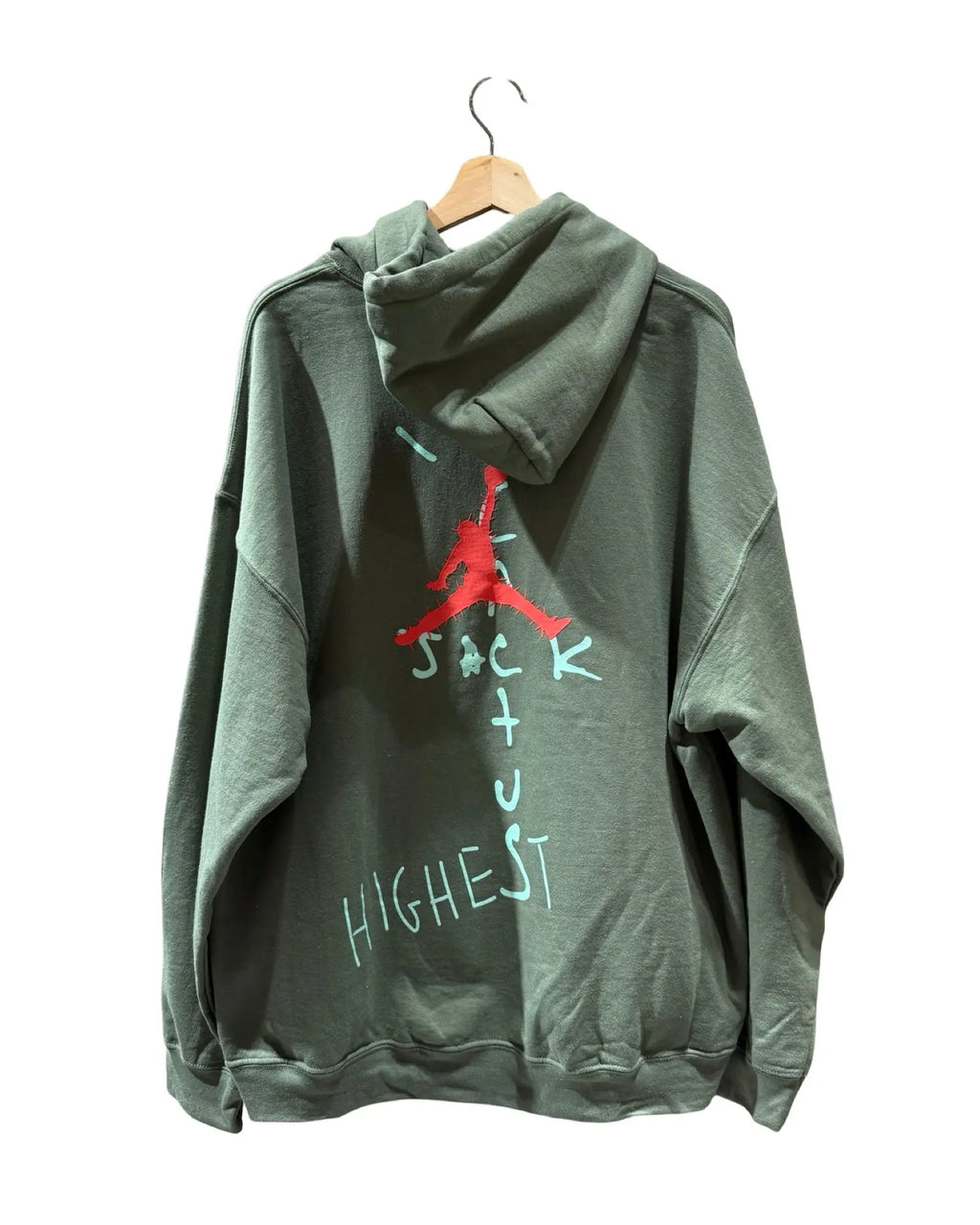 Travis Scott x Nike Highest In The Room Olive Hoodie KIF Vintage