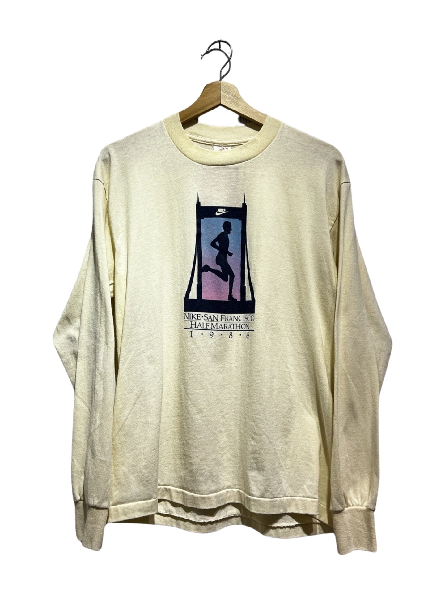 Vintage Rare 1986 Nike Marathon L/S Tee