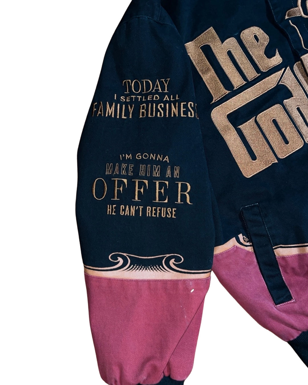 Vintage 90s Rare The Godfather Jeff Hamilton Jacket