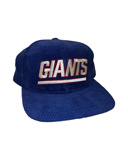 Vintage Rare 90s Starter New York Giants Corduroy Hat