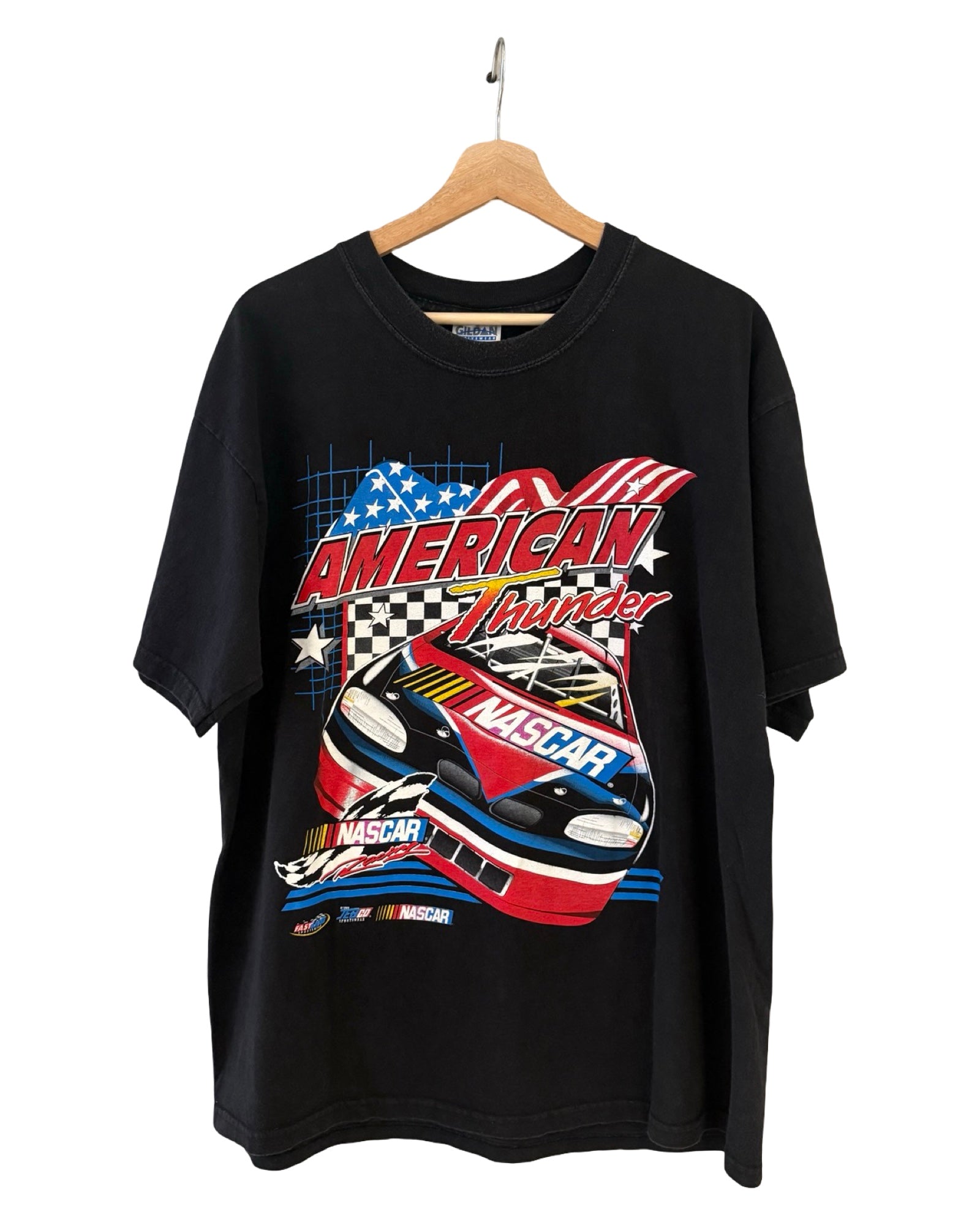 Vintage Nascar American Thunder Double Sided Tee KIF Vintage