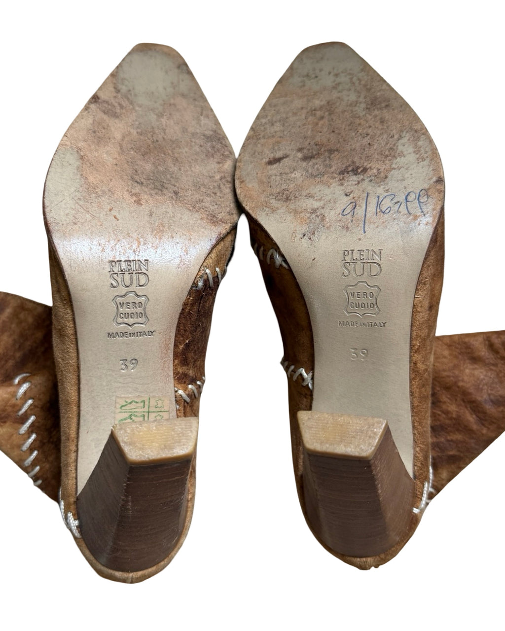 Women’s Vintage Plein Sud Suede Heels Made in Italy