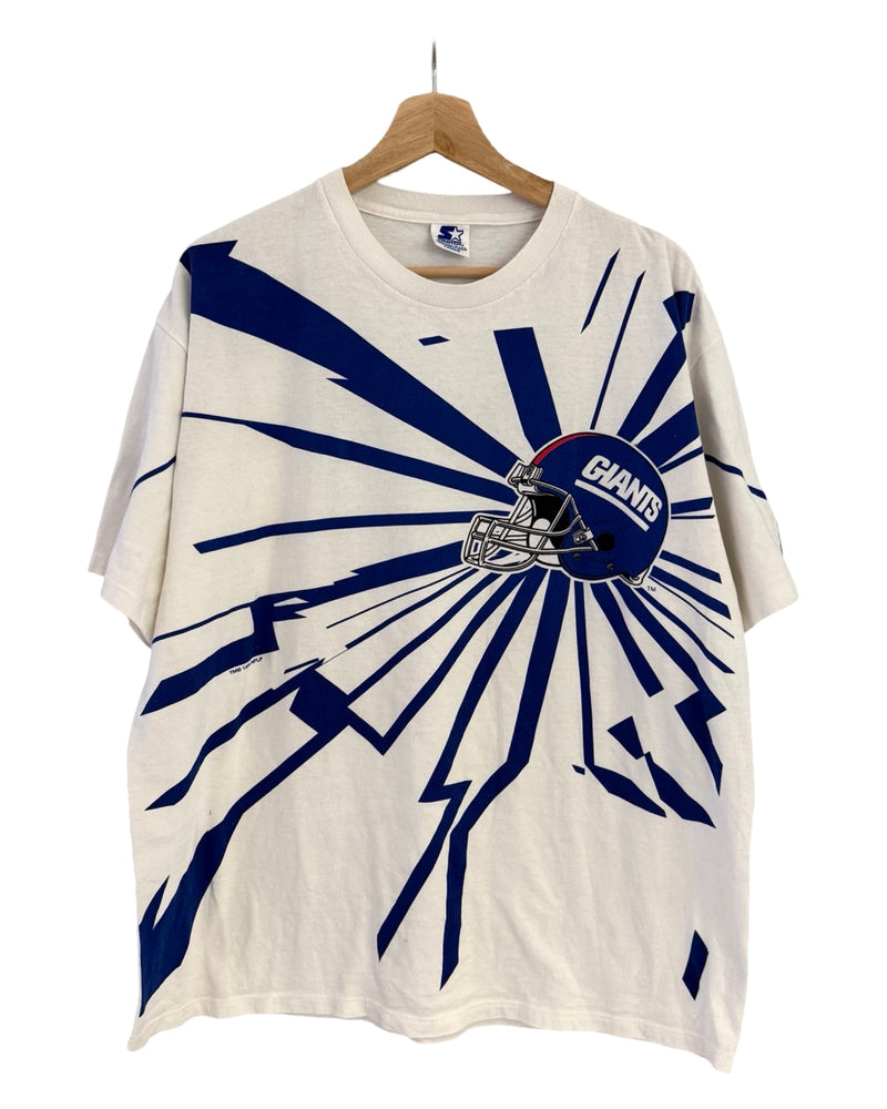 Vintage 1996 New York Giants Cracked Starter Tee