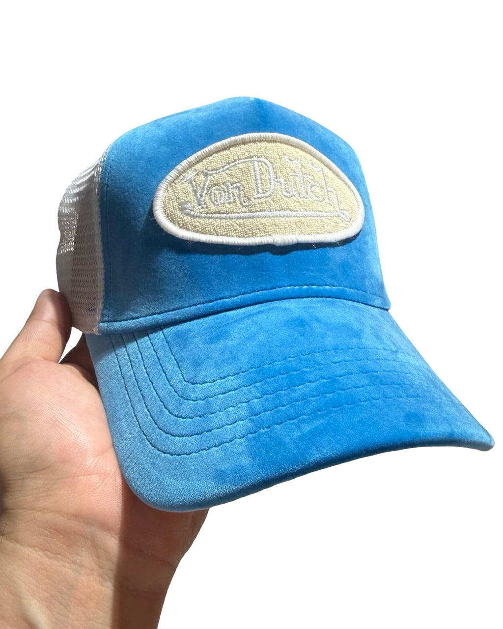 Von Dutch Baby Blue Velvet Sample Trucker Hat