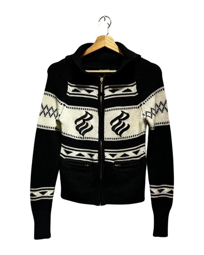 Vintage y2k Rocawear Knits Womans Zip Up Sweater