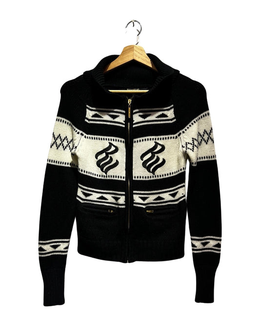 Vintage y2k Rocawear Knits Womans Zip Up Sweater