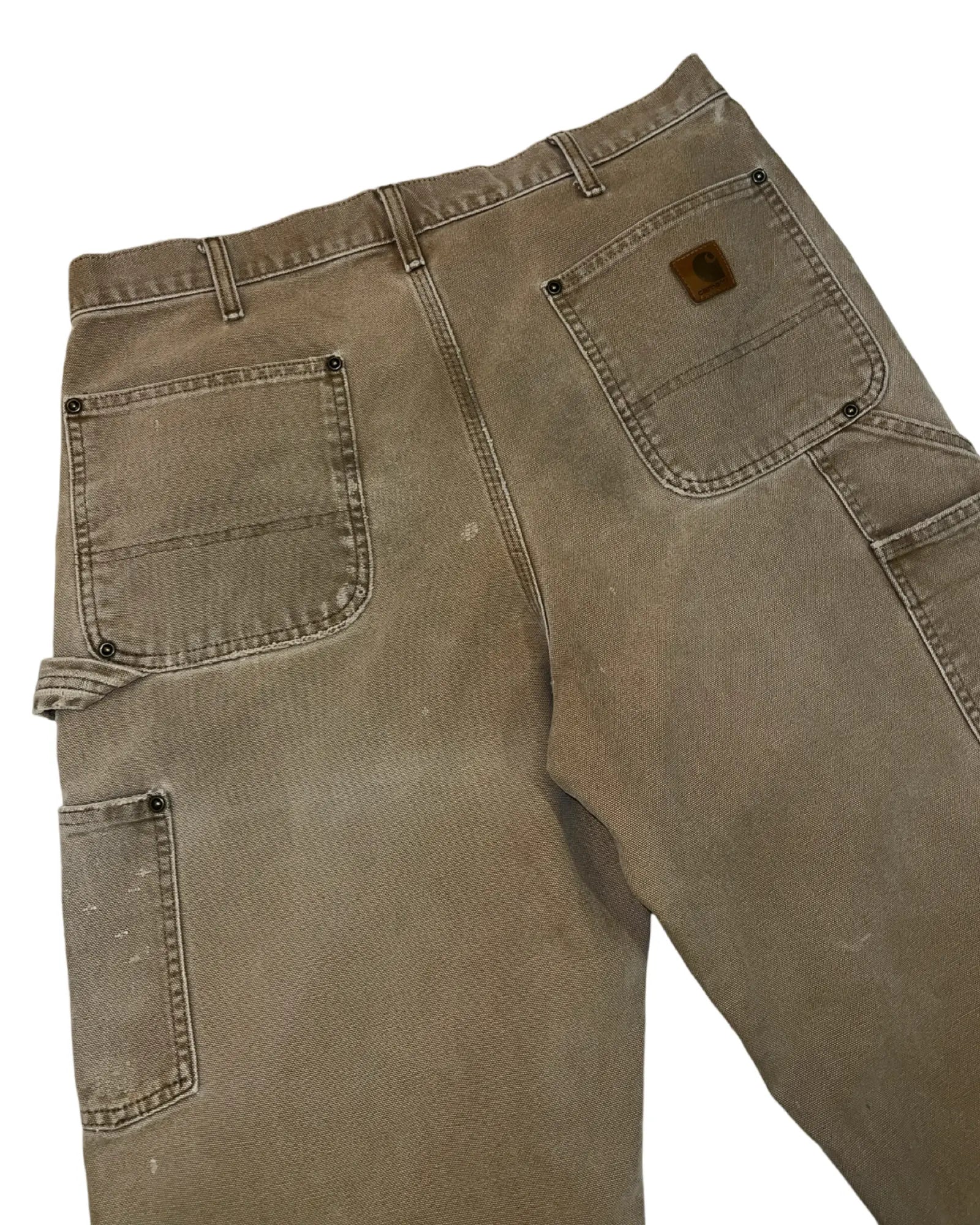 34 x 32 Vintage 90s Carhartt Tan Double Knee Pants KIF Vintage