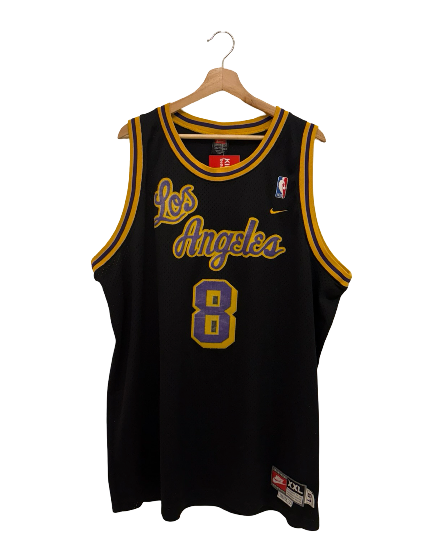 Vintage 00s Nike Kobe Bryant 8 Lakers Black Swingman Jersey