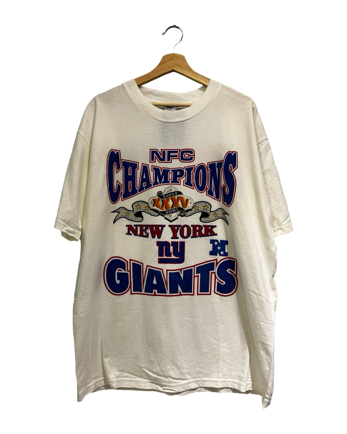 Vintage 2001 New York Giants NFC Champions Tee