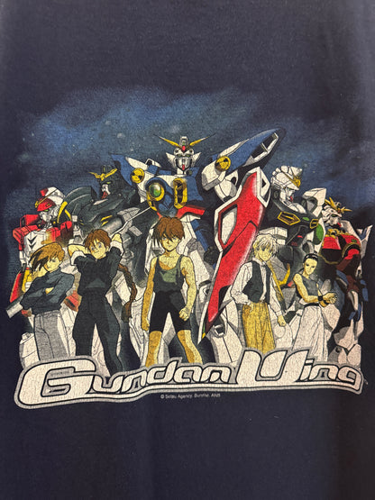 Vintage 2002 Gundam Wing Anime Promo Tee