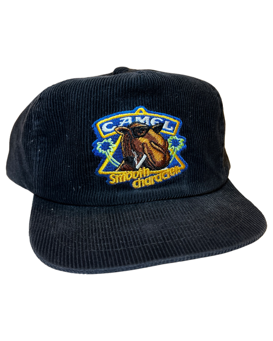 Vintage 90s Camel Cigarettes Corduroy Snapback Hat