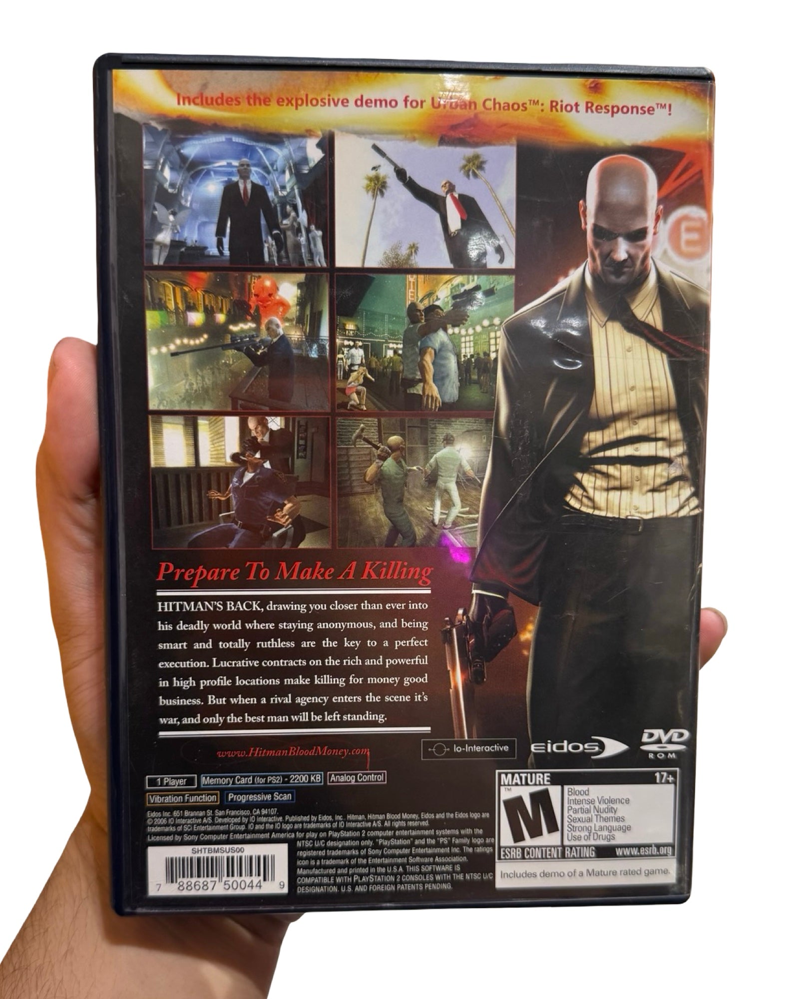 PS2 Hitman Blood Money Game