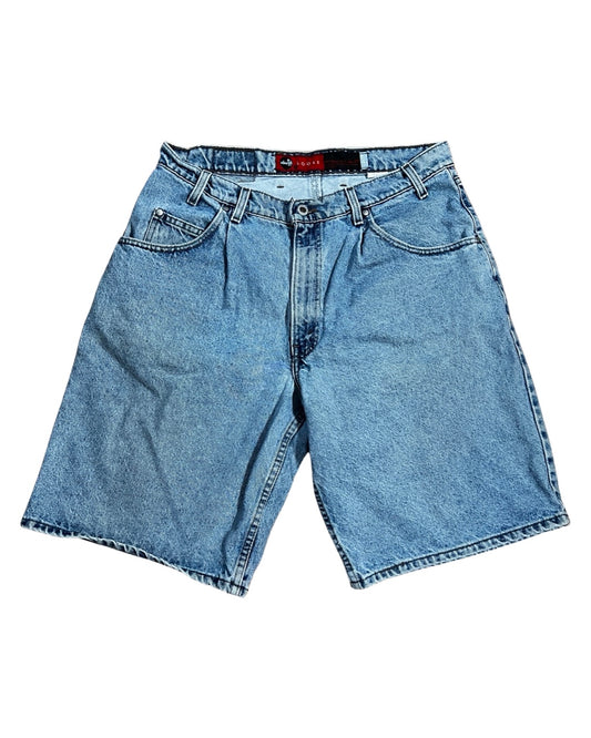 36 Vintage 90s Levi's Silver Tab Blue Shorts