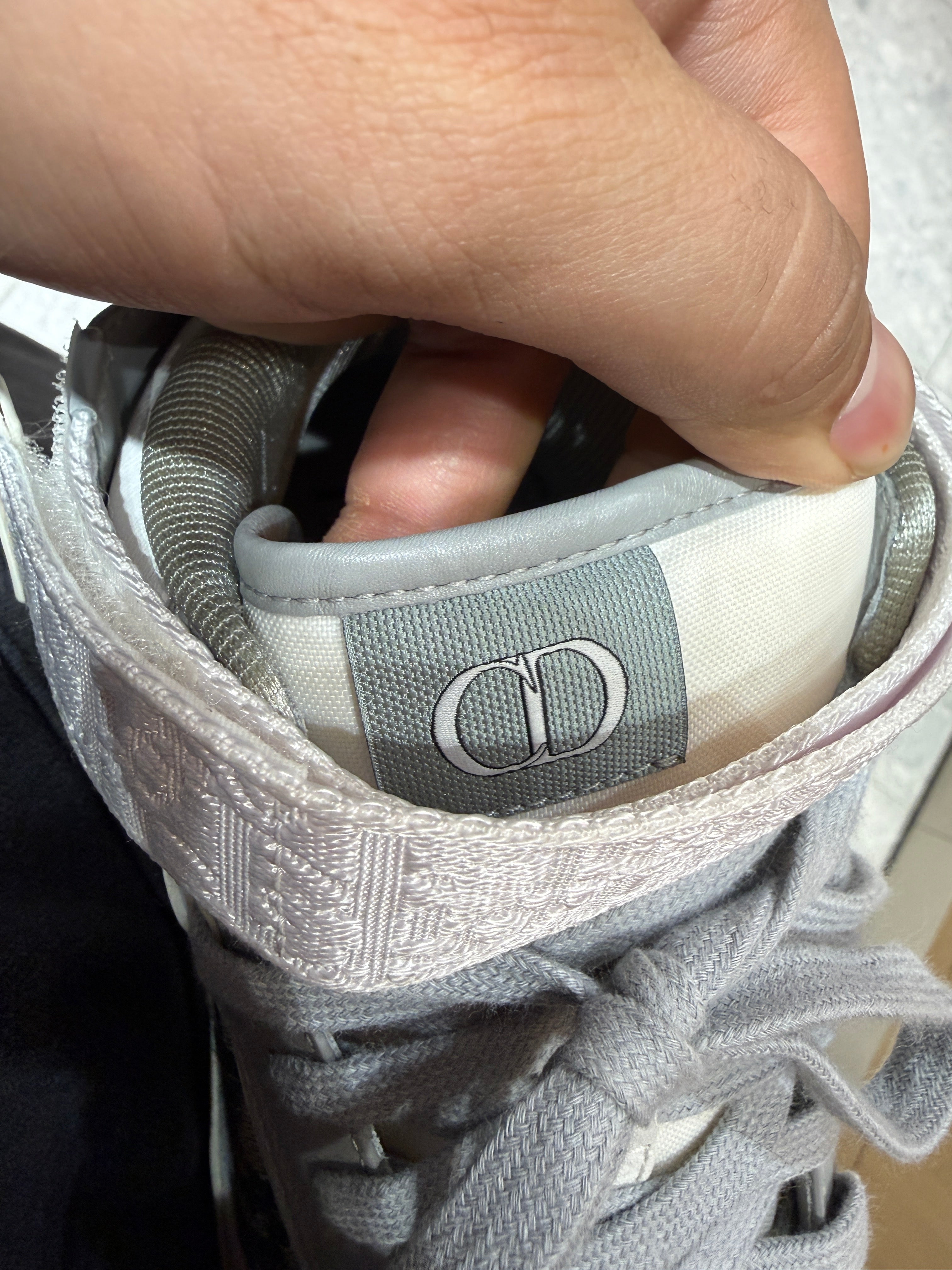 US 9 Dior B27 High Oblique Grey Sneakers KIF Vintage