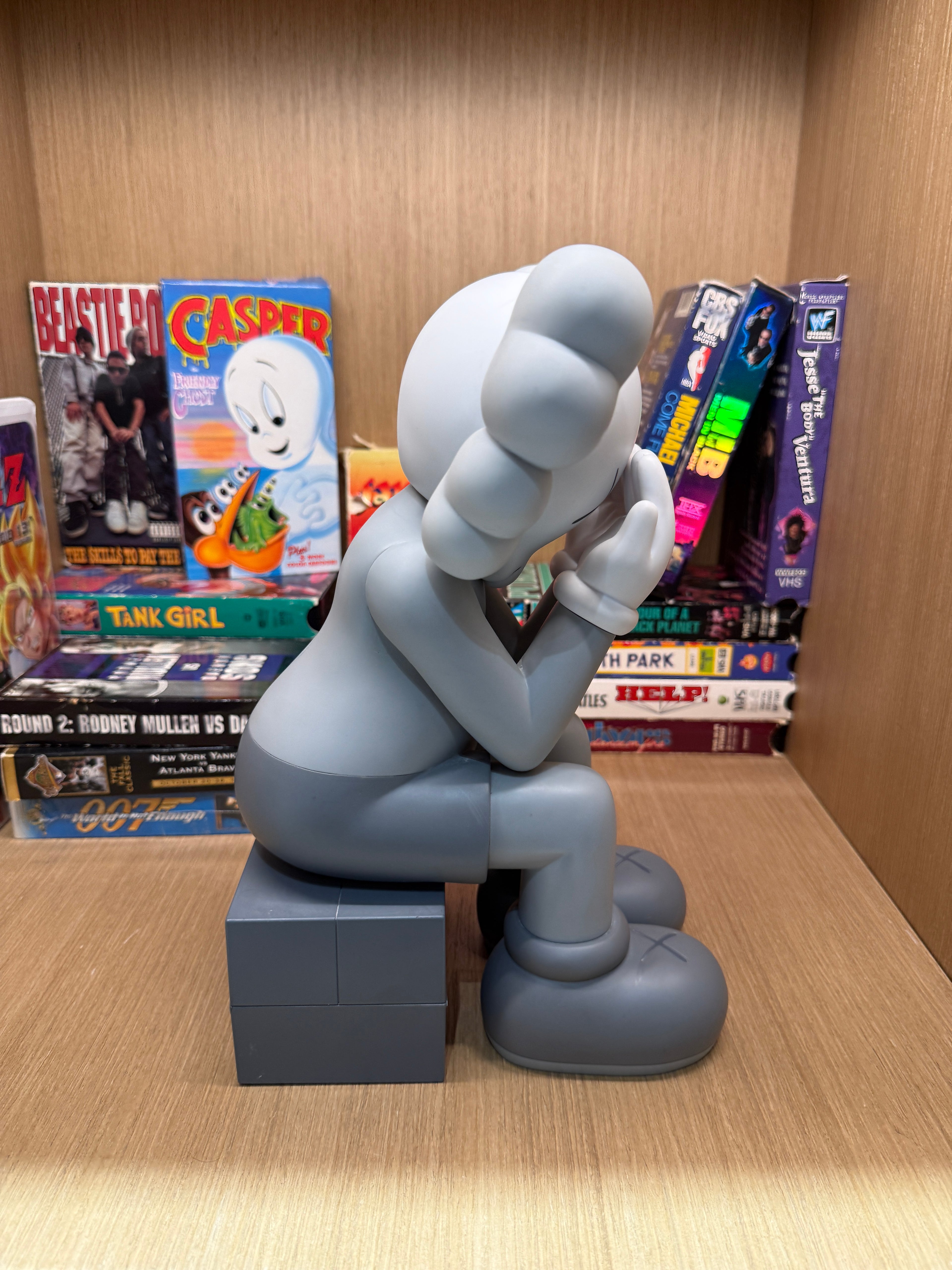 2013 KAWS Passing Through Gray Companion Figure KIF Vintage