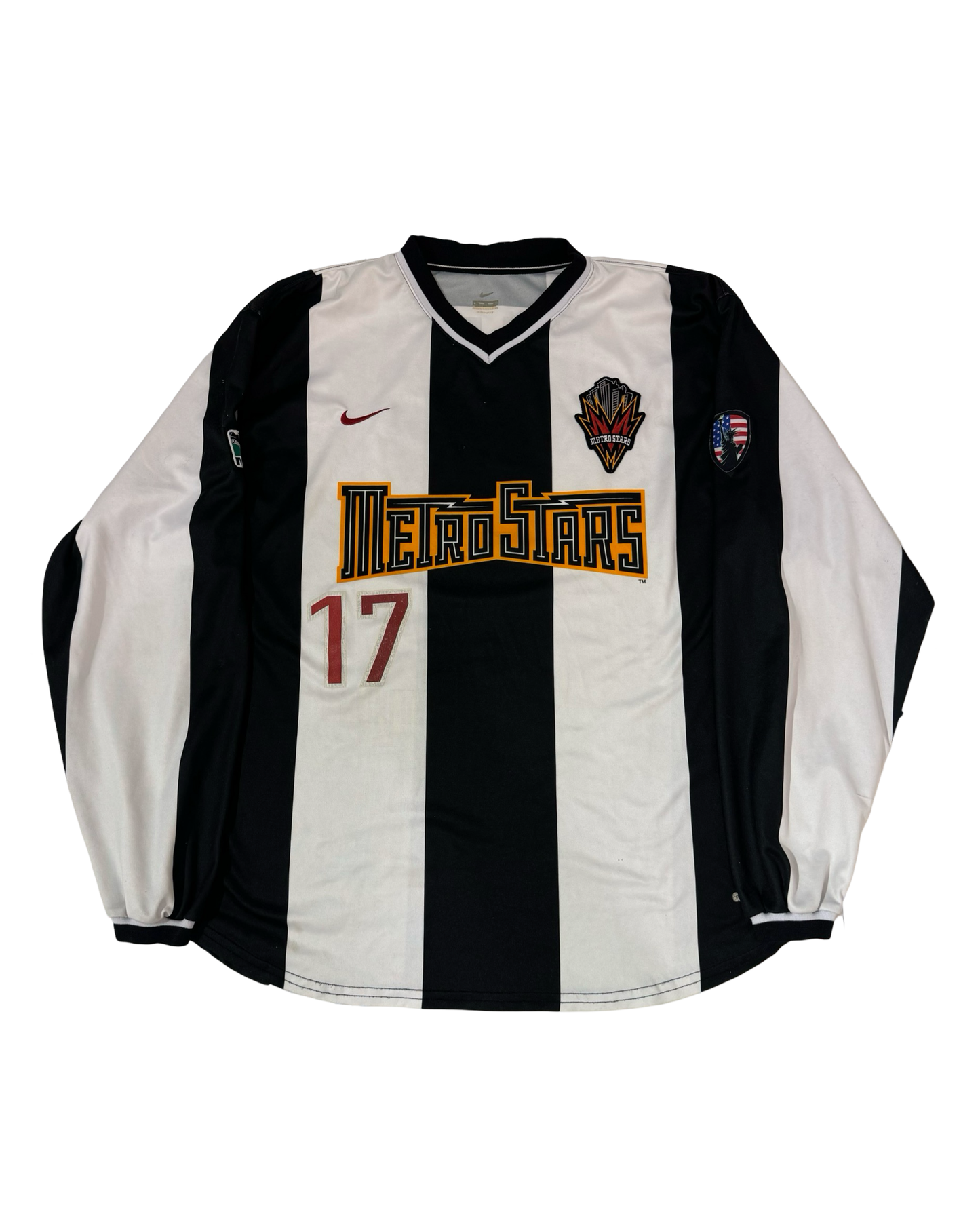 Archive Vintage New Jersey MetroStars Marcelo Balboa 17 Jersey