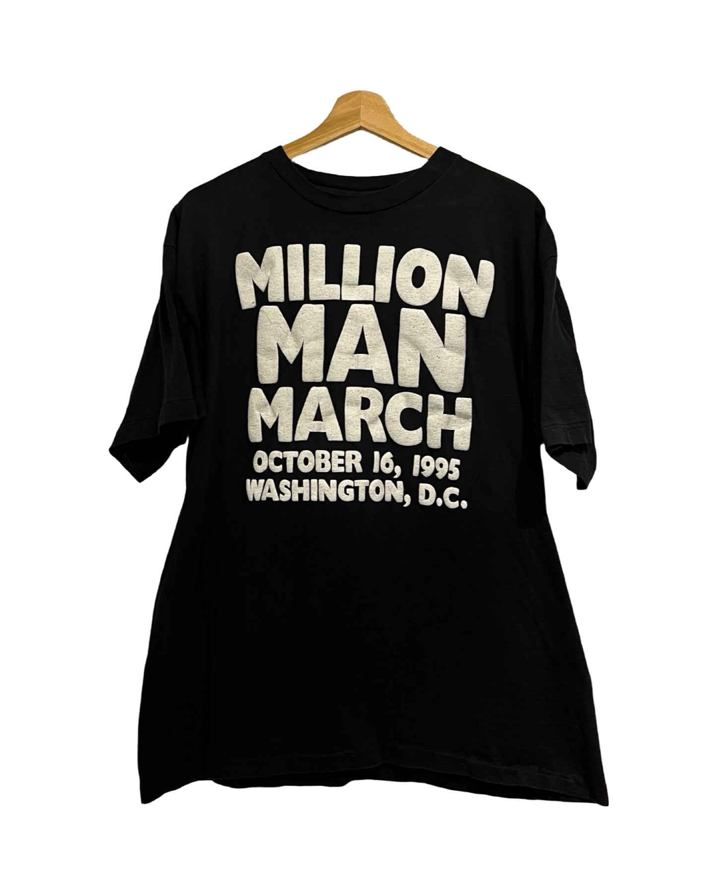 Vintage 1995 Million Man March Puff Print Tee
