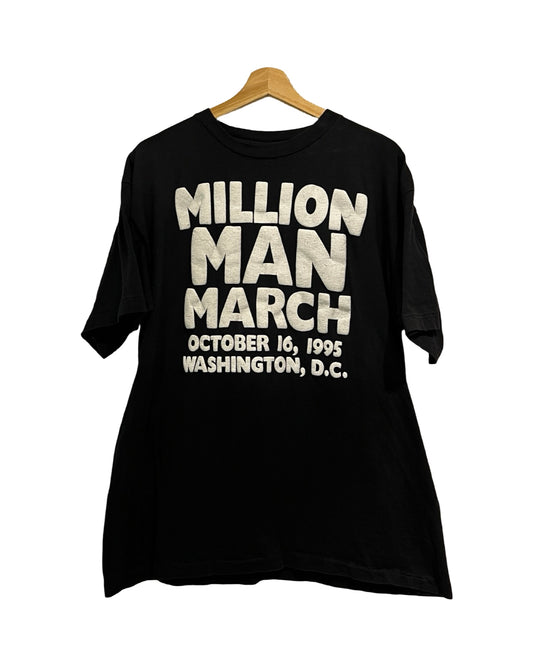 Vintage 1995 Million Man March Puff Print Tee