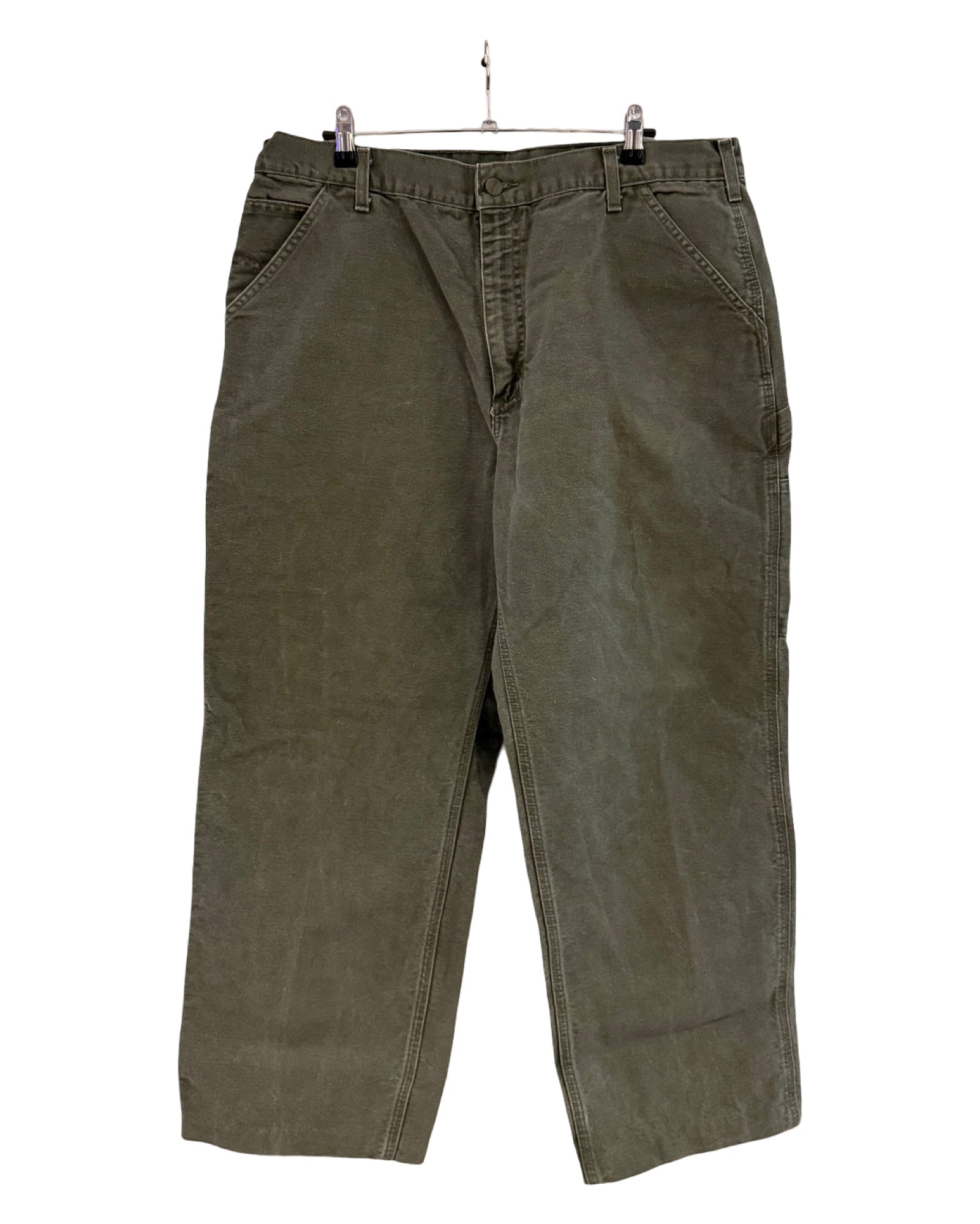 38 x 30 Vintage Carhartt Olive Green Carpenter Pants