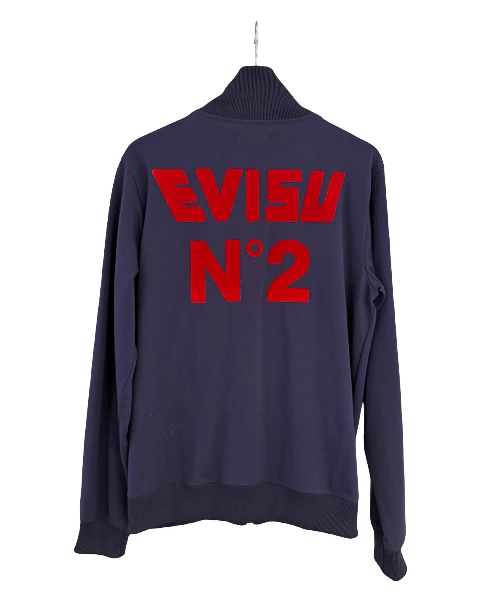 Vintage y2k Evisu Oki-Ni Navy Track Jacket