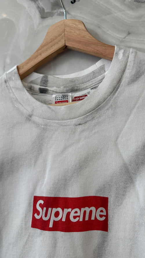 DS Supreme x Maison Margiela 6 White Box Logo Tee