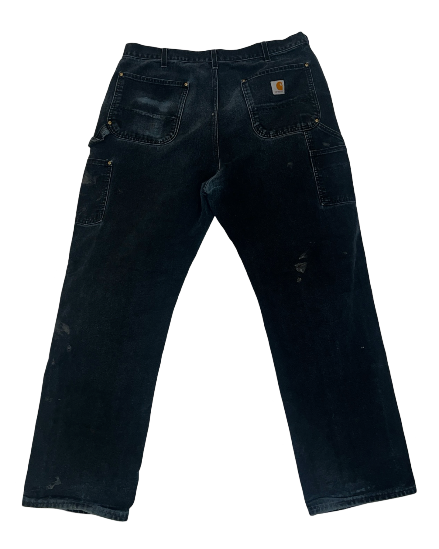 36 x 32 Vintage 90s Carhartt Black Double Knee Pants