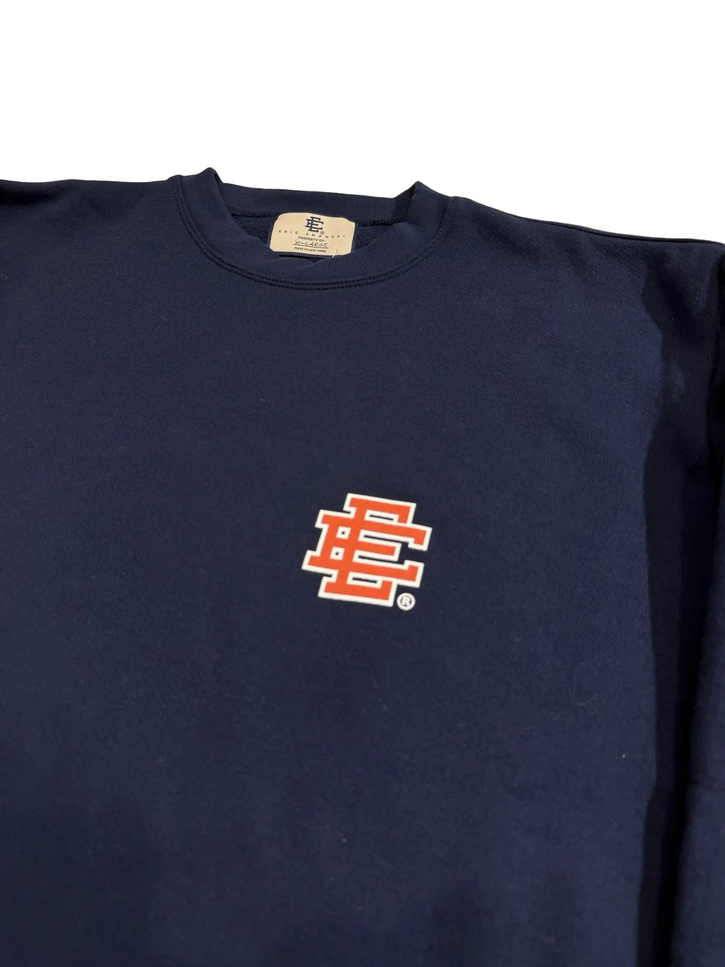 Archive Eric Emanuel Navy Crewneck KIF Vintage