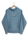 FW/19 Supreme Baby Blue Bandana Box Logo Hoodie KIF Vintage