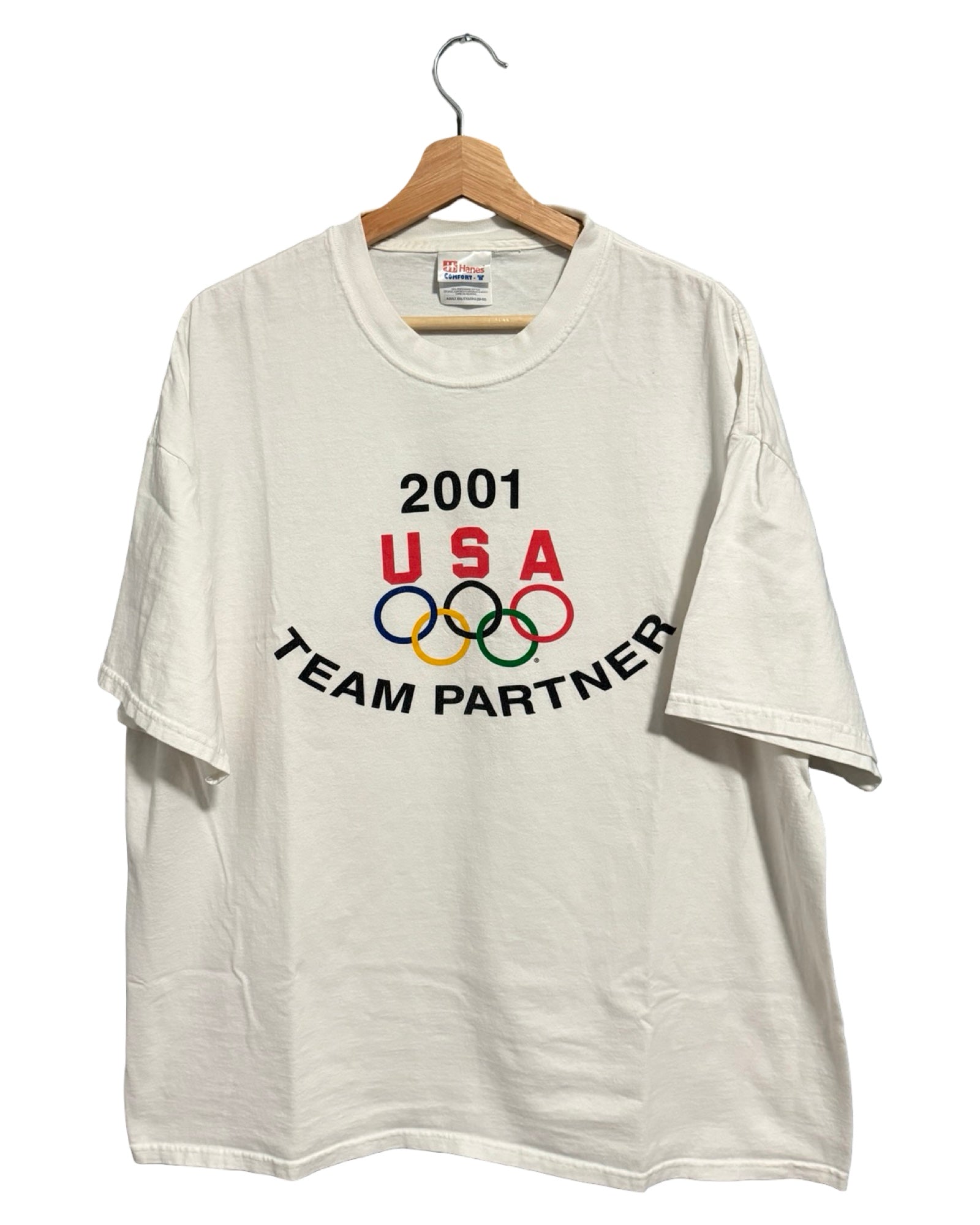 Camiseta vintage de socio del equipo olímpico de EE. UU. de 2001