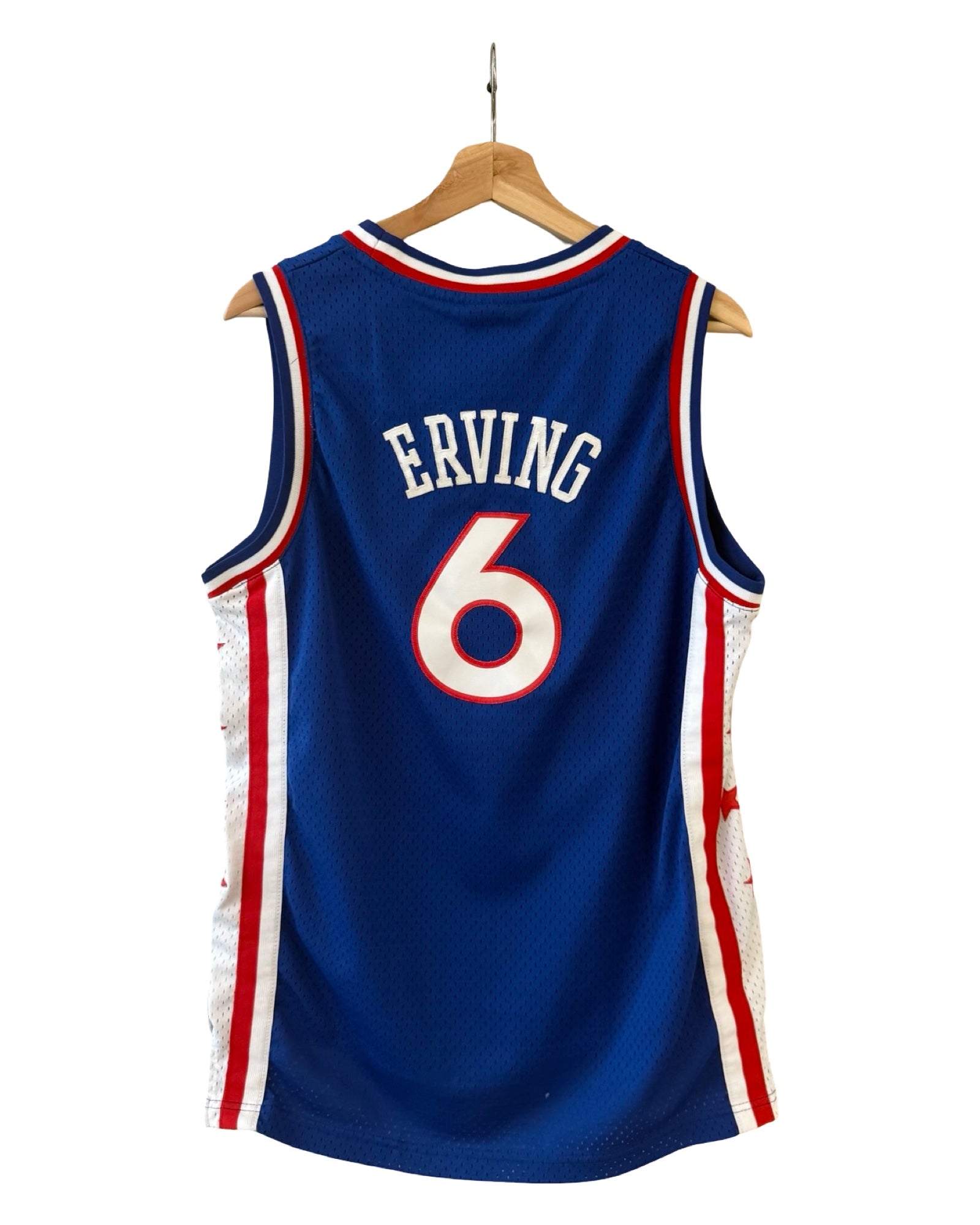 Vintage Phildelphia 76ers Julius Erving 6 NBA Reebok Jersey