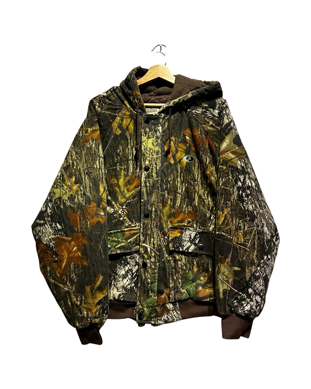 Vintage Russell Outdoors Real Tree Camo Bomber Jacket