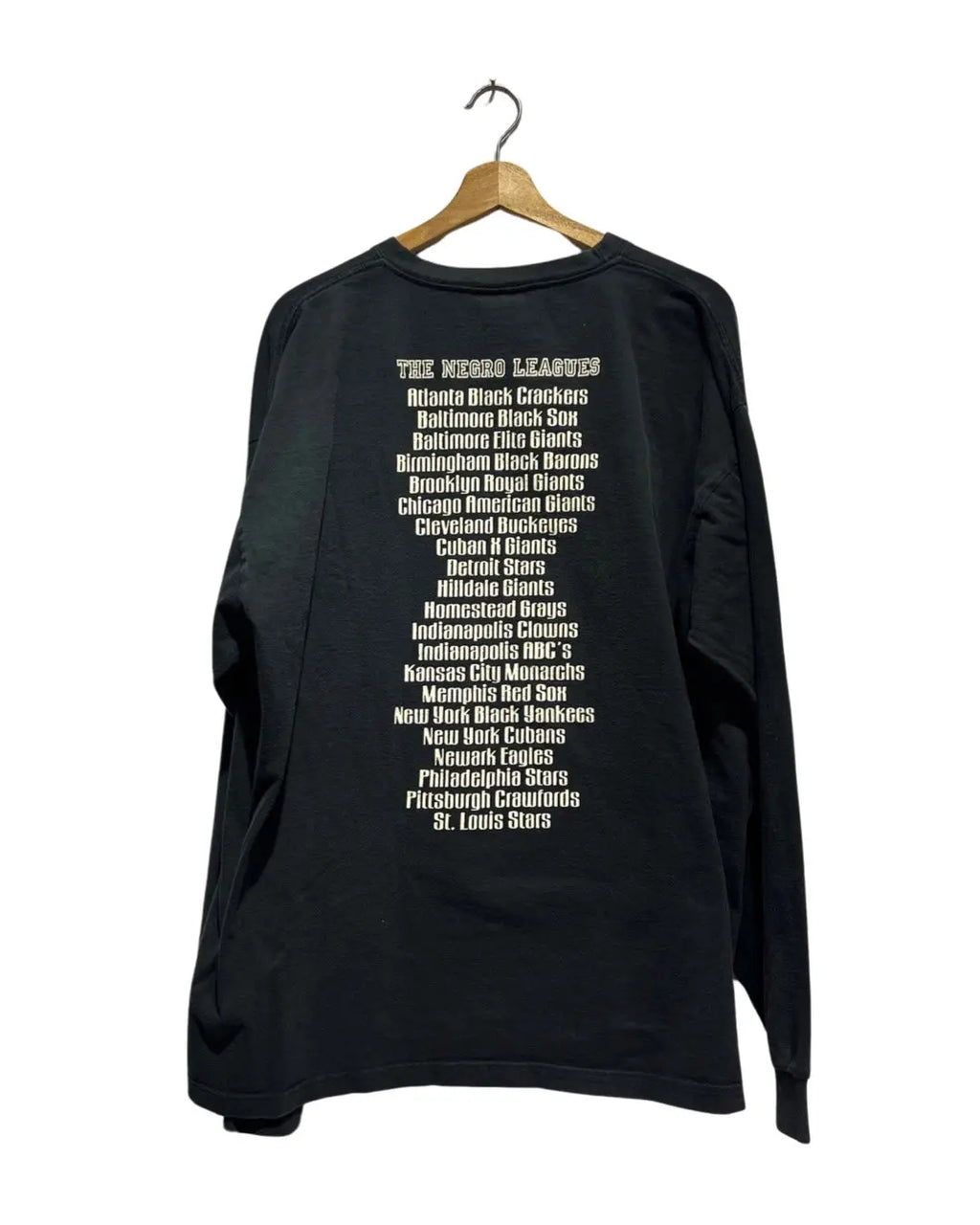 Vintage 90s New York Black Yankees Negro Leagues L/S Tee KIF Vintage