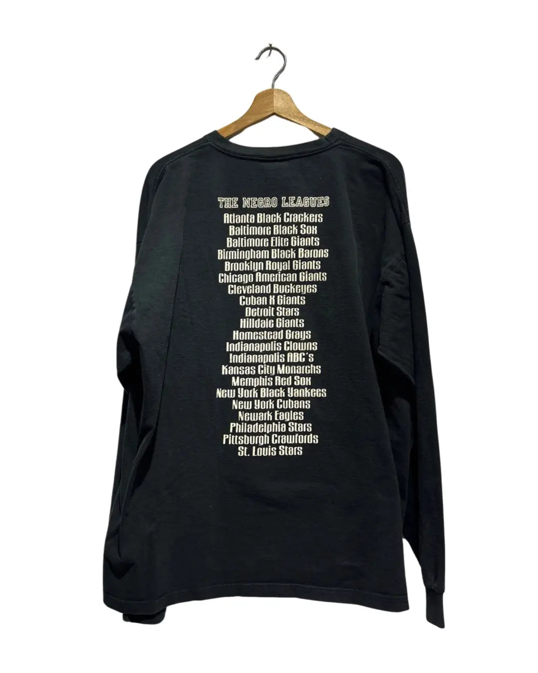 Vintage 90s New York Black Yankees Negro Leagues L/S Tee KIF Vintage