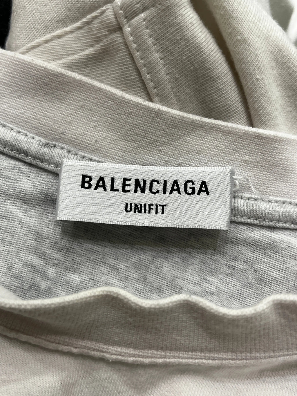 Archive Balenciaga Paris Upside Down Embroidered Patchwork Tee KIF Vintage