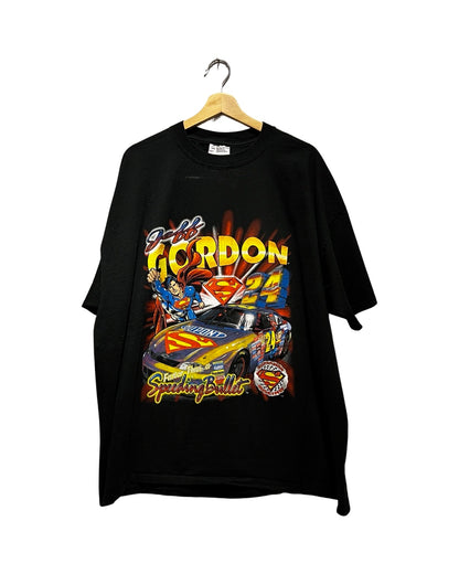 Vintage 90s Nascar x Superman Jeff Gordon Promo Tee