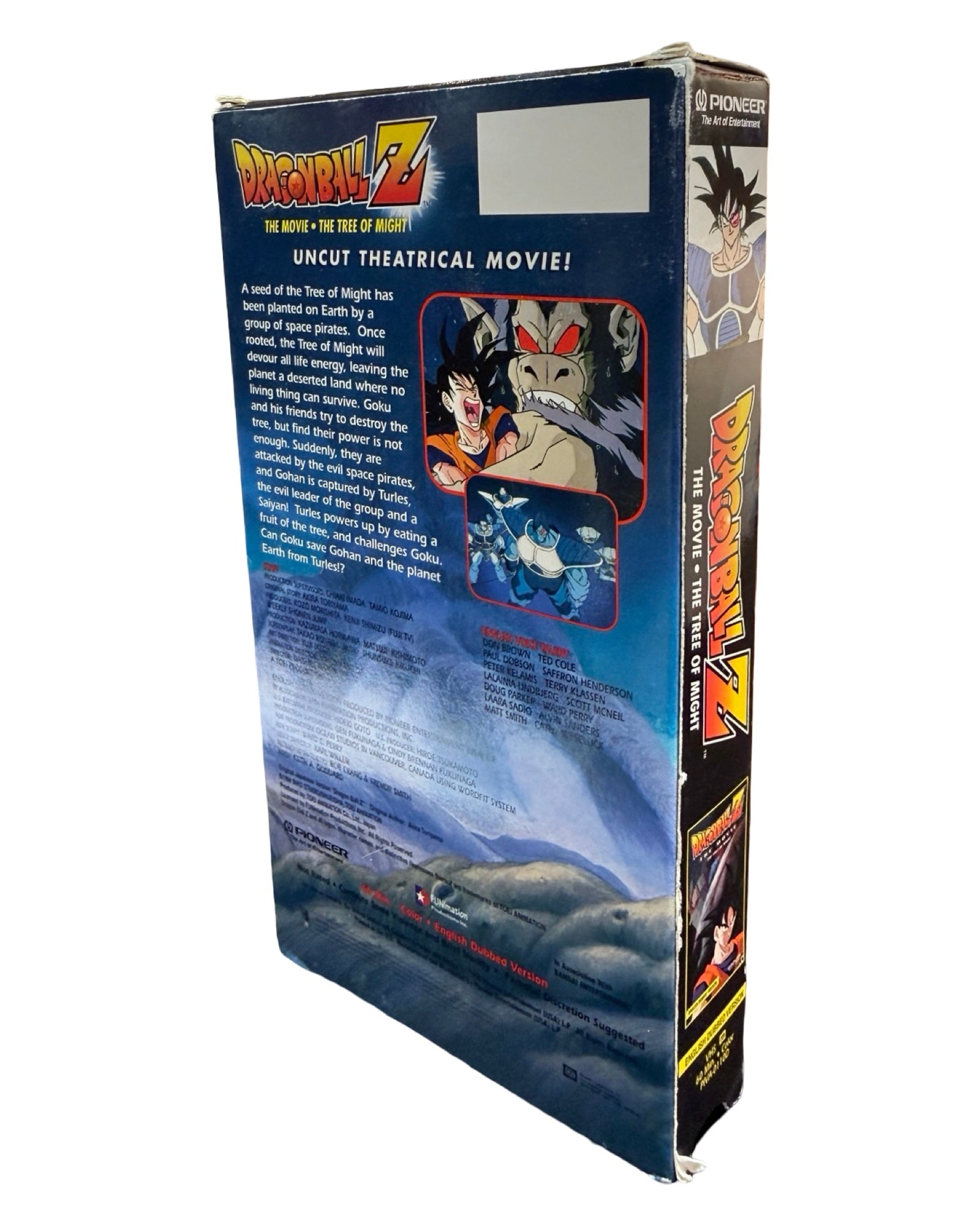 Vintage Dragon Ball Z Tree Of Might Movie VHS