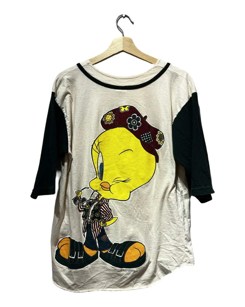 Vintage 90s Tweety Bird Baseball Jersey KIF Vintage