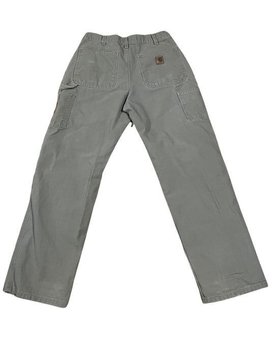 32 x 32 Vintage 90s Carhartt Light Gray Pants
