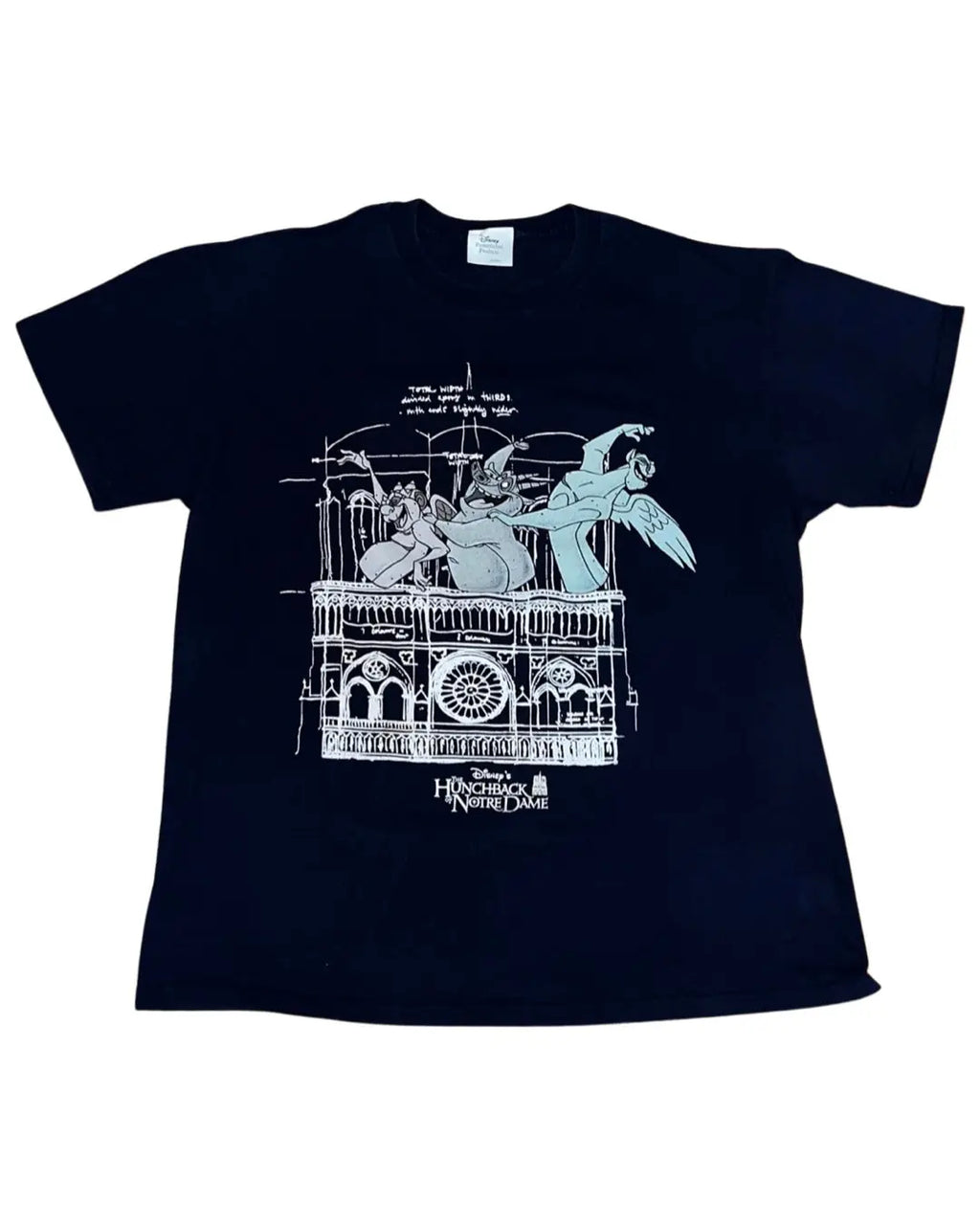 Vintage 1996 Disney's Hunchback Of Notre Dame Promo Tee KIF Vintage