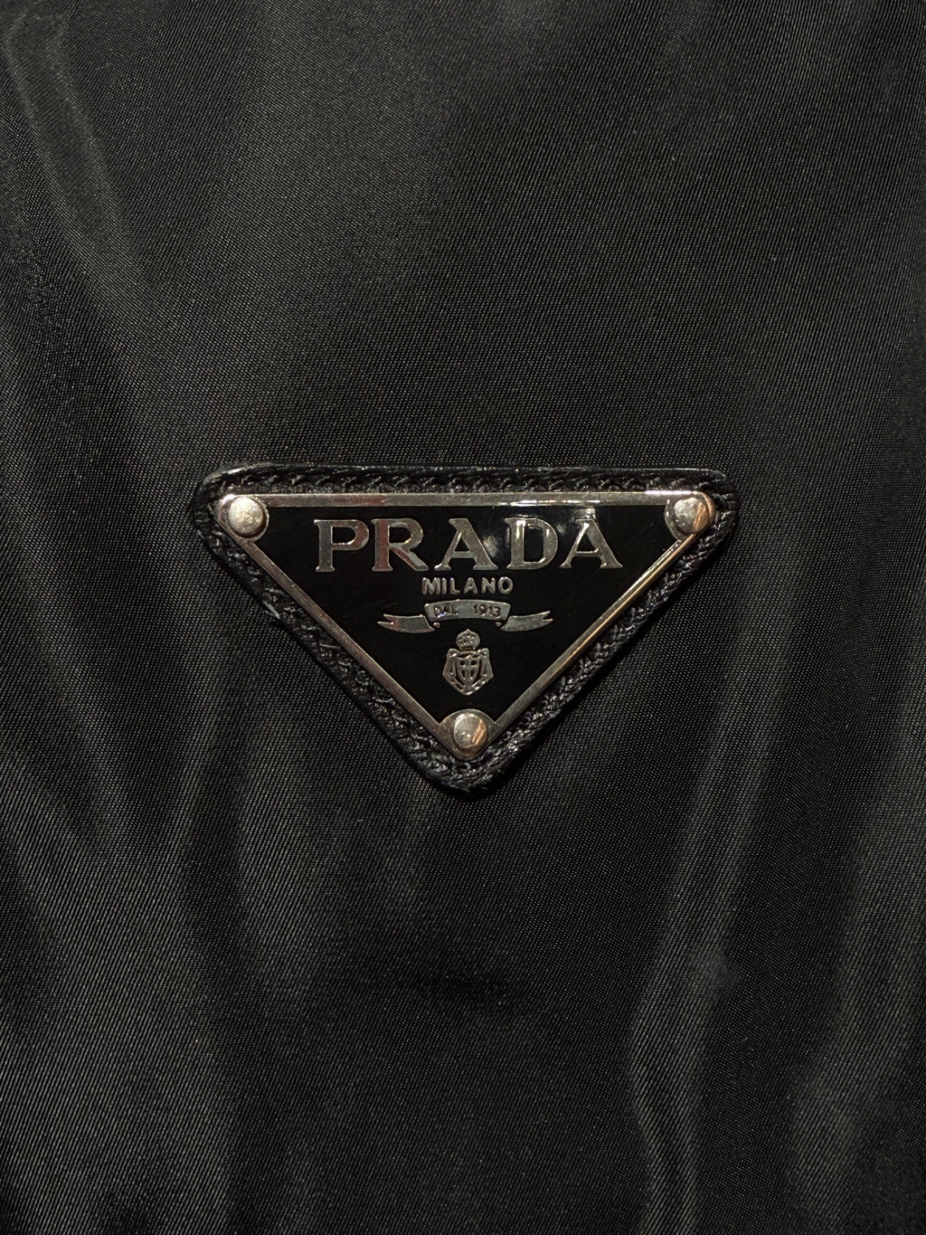 Vintage Prada Nero Nylon Duffle Bag KIF Vintage