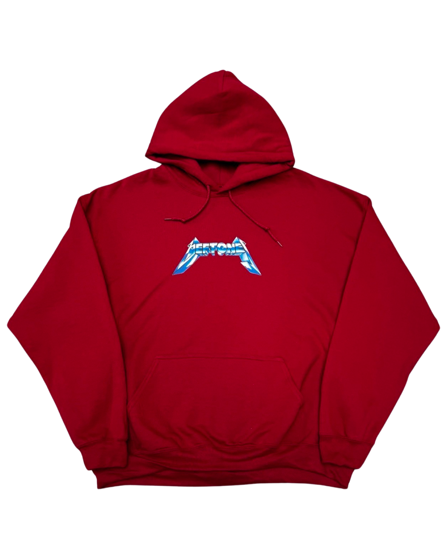 Deftones Metallica Logo Red Hoodie
