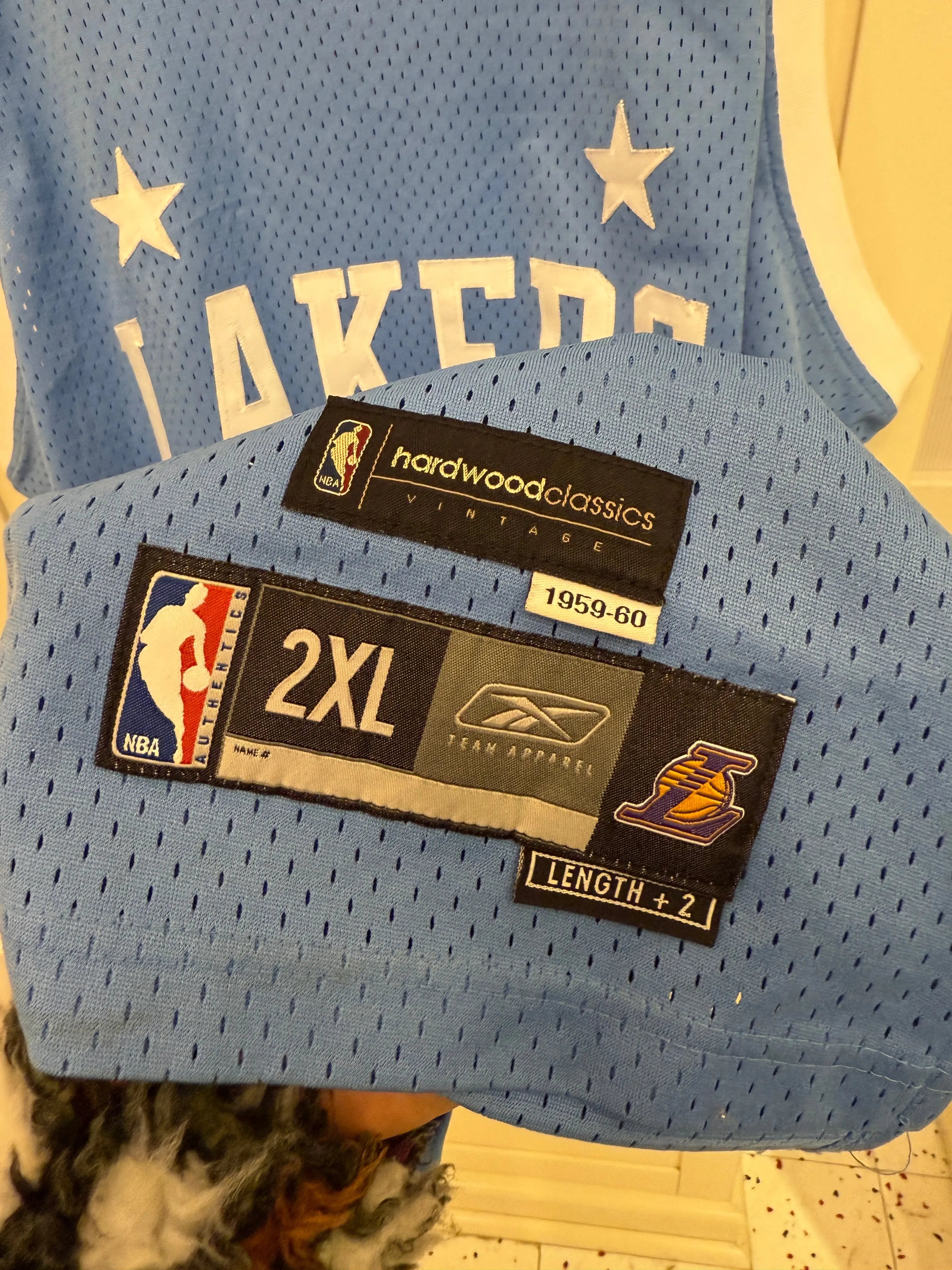 Vintage Reebok Kobe Bryant 8 HWC Blue Lakers Jersey KIF Vintage