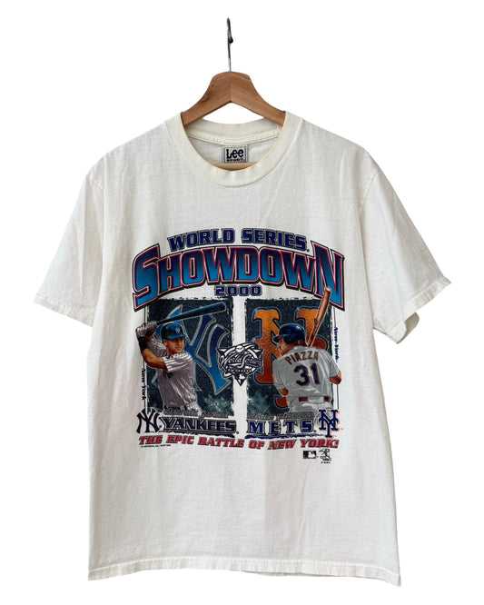 Vintage 2000 Yankees vs Mets Subway Showdown Tee