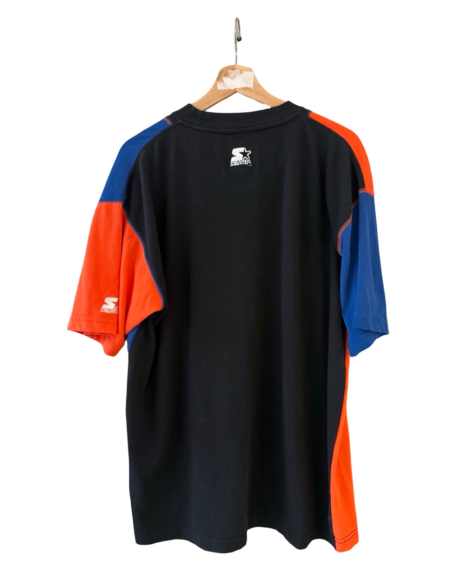 Vintage 90s New York Knicks Starter Color Block Tee