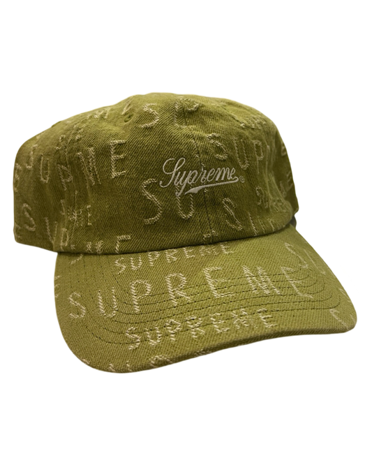 Archive Supreme Frayed Green Logo Hat