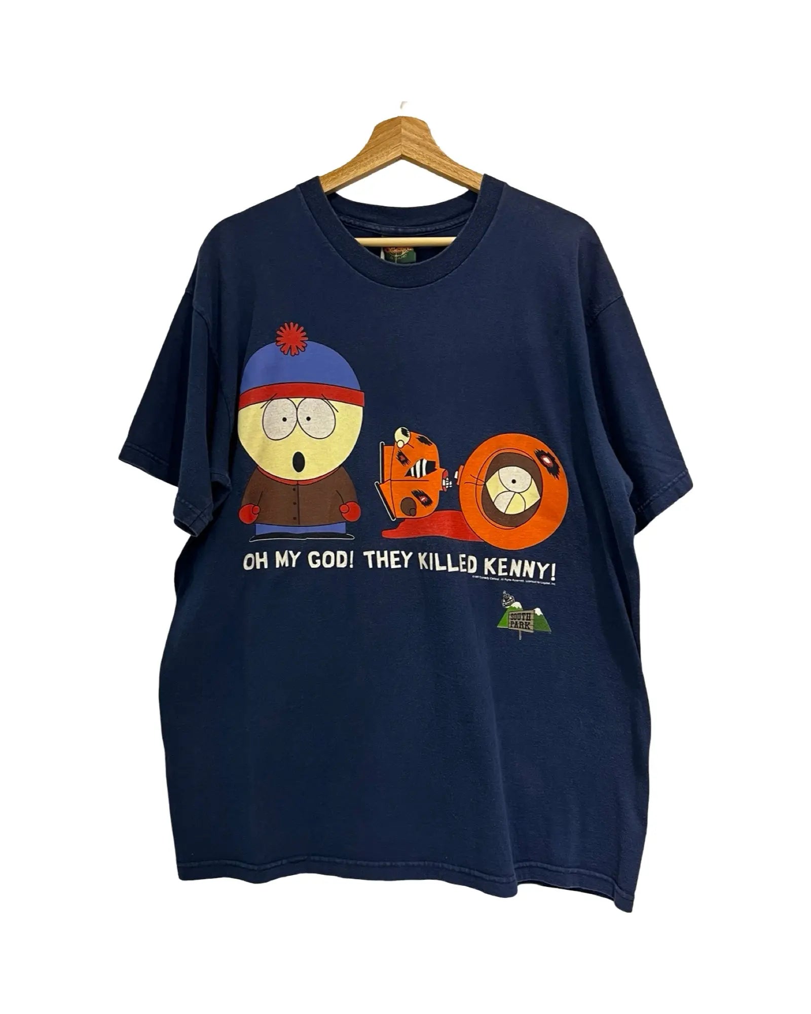 Vintage 1997 South Park Killed Kenny Promo Tee KIF Vintage